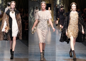A lacy Affair: The Dolce & Gabbana Fall/Winter 2012 Collection